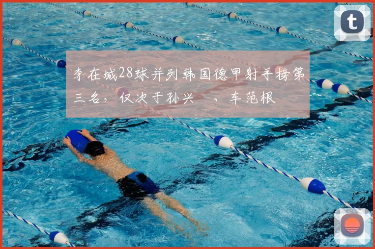 李在城28球并列韩国德甲射手榜第三名，仅次于孙兴慜、车范根